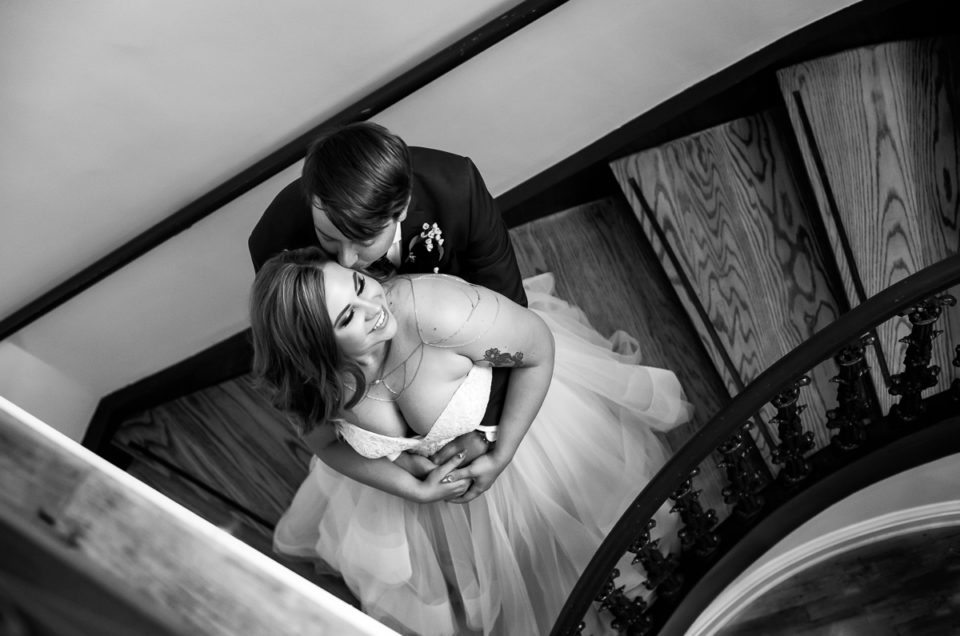 Allison + Andrew – A hot September night under the stars at The Valentine Museum in Richmond, VA