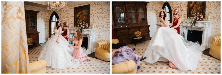 Bridal suite at Dover Hall