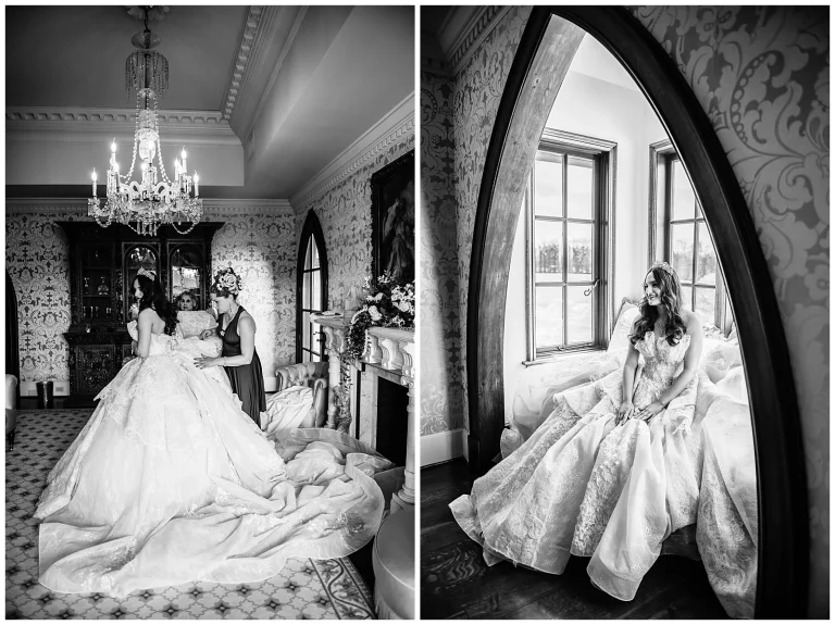 Bridal suite at Dover Hall in Manakin-Sabot VA