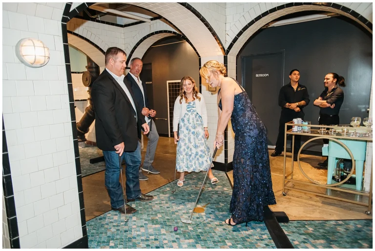Putt Putt at Hotel Greene Wedding