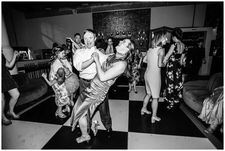 Dance floor at Hotel Greene Wedding