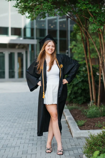 College grad portrait